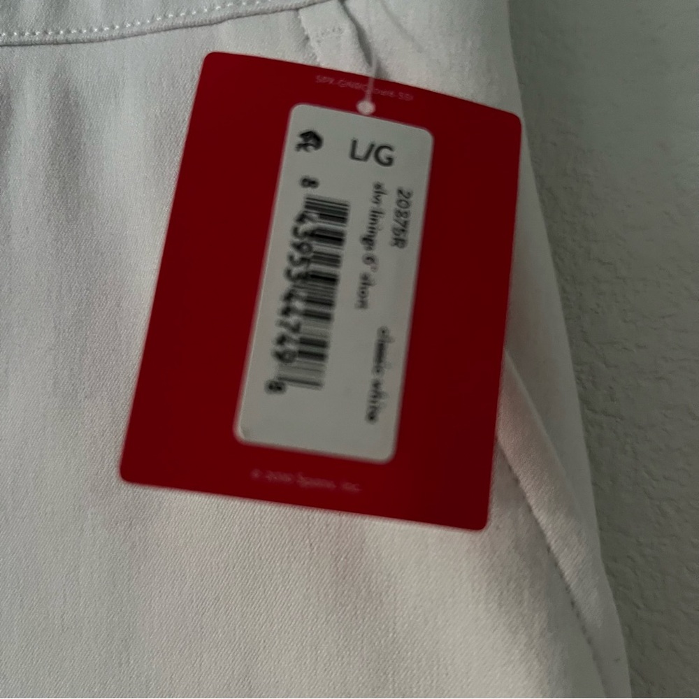 SPANX High Waist Women's White Shorts Sz L - Picture 6 of 16